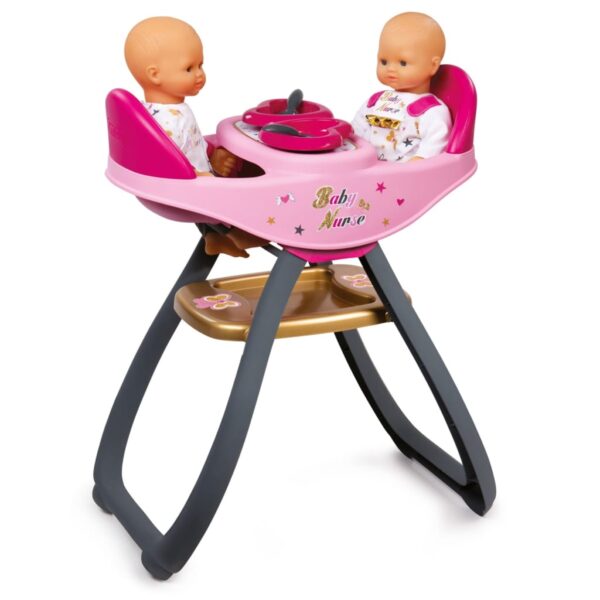 Smoby Høystol for tvillinger Baby Nurse 34x29x58 cm 220315