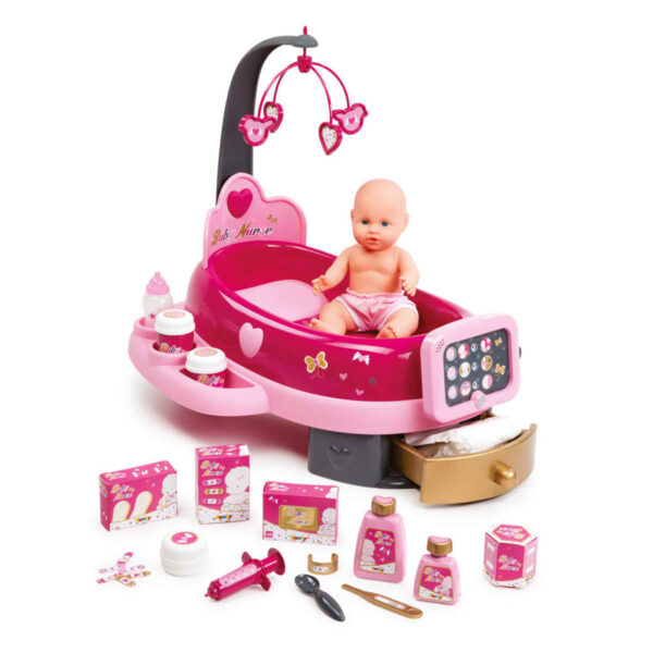 Smoby Baby Nurse Elektronisk barnerom 39x54x50 cm 220317