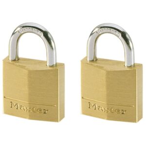 Master Lock Hengelås 2 stk solid messing 30 mm 130EURT