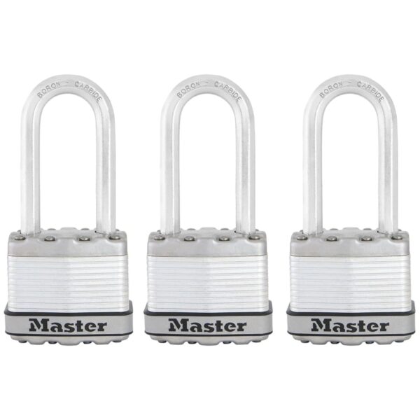 Master Lock Hengelås Excell 3 stk stål 45 mm M1EURTRILH