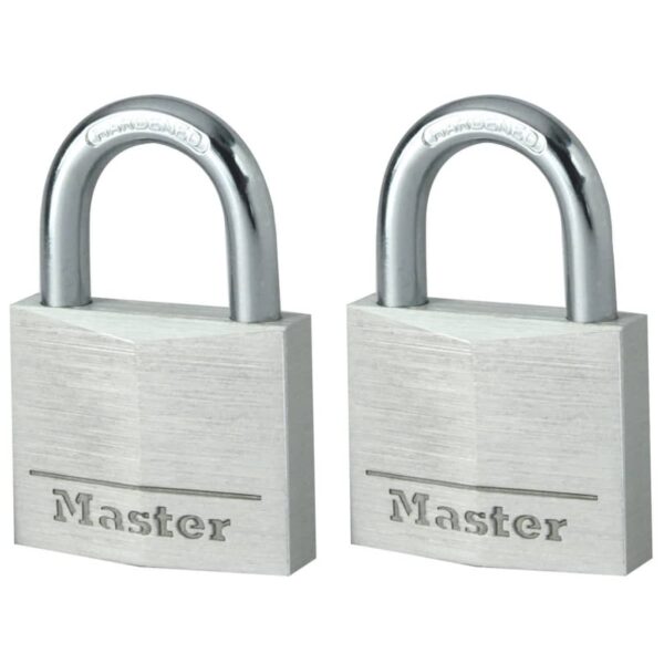 Master Lock Hengelås 2 stk aluminium 40 mm 9140EURT