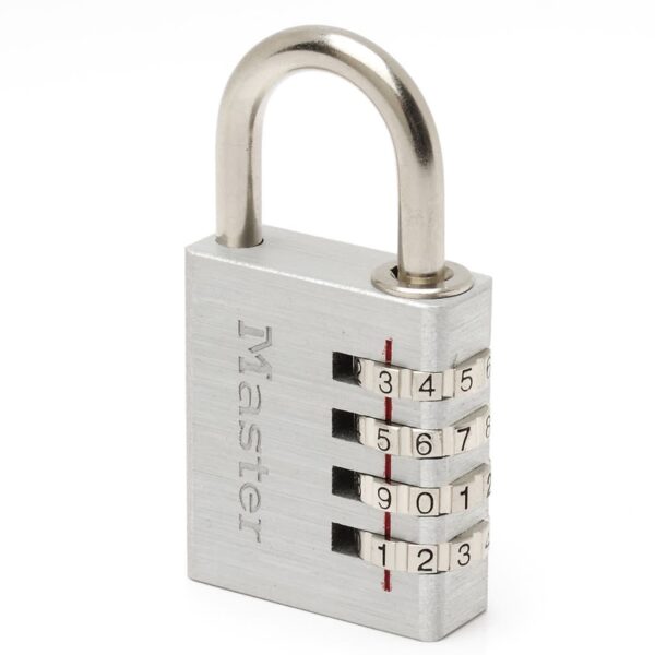 Master Lock Kombinasjonshengelås aluminium 40 mm 7640EURD