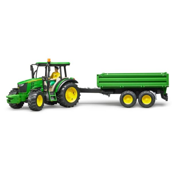 Bruder Traktor med tilhenger John Deere 5115M 1:16 02108