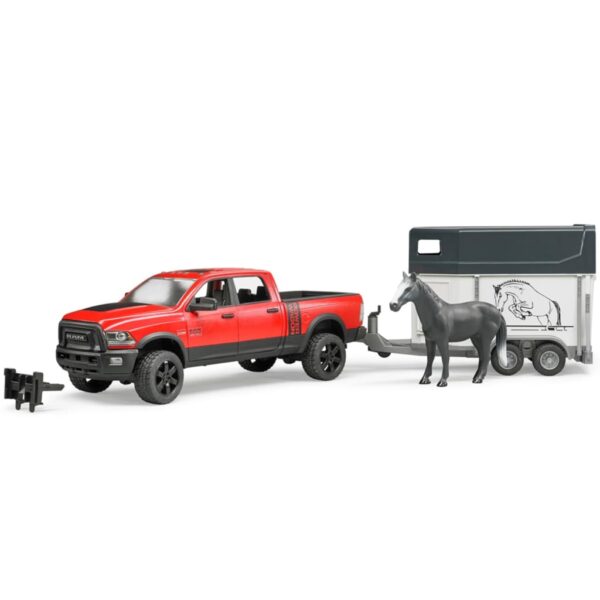 Bruder Dodge Power Wagon med hestehenger RAM 2500 1:16 02501