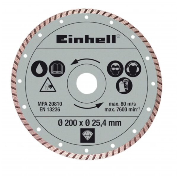 Einhell Turbo Kutteskive 200 x 25