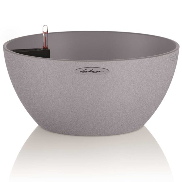 LECHUZA Plantekasse CUBETO Stone 40 ALL-IN-ONE steingrå 13840