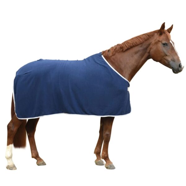 415993 Kerbl Fleece Rug "RugBe Economic" Navy 125/175 cm 328681