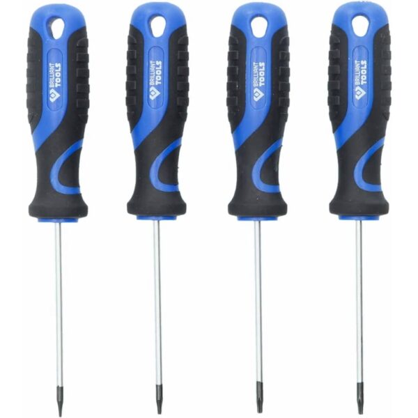 BRILLIANT TOOLS TORX Skrutrekkersett 4 stk