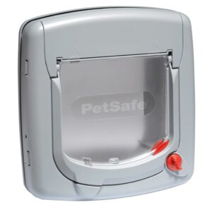 PetSafe Manuell 4-veis kattedør Deluxe 340 grå 5004