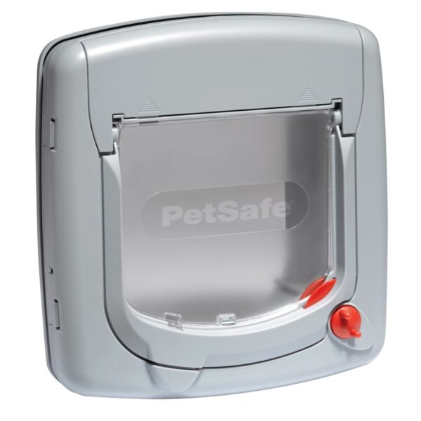 PetSafe Manuell 4-veis kattedør Deluxe 340 grå 5004