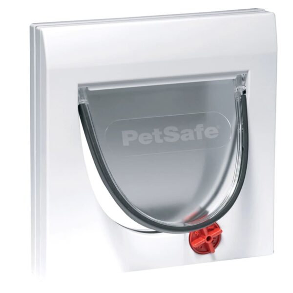 PetSafe Manuell 4-veis katteluke uten tunnel Classic 919 hvit 5031