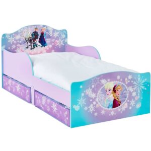 Disney Deluxe barneseng med 2 skuffer Frozen 140x70 cm WORL234023