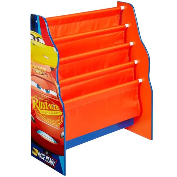 Disney Barnebokhylle Biler 51x23x60 cm oransje WORL320022