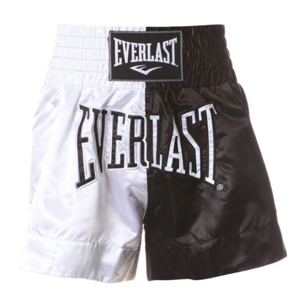 EVERLAST Bokseshorts Thai hvit og svart M