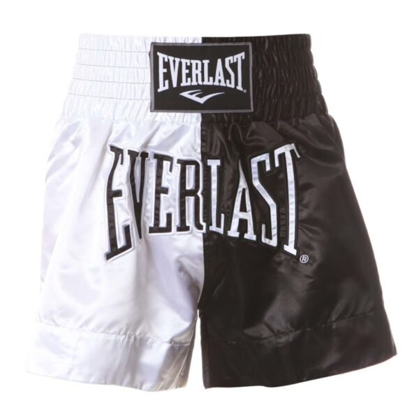 EVERLAST Bokseshorts Thai hvit og svart XL