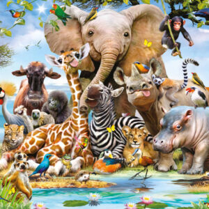 Walltastic Veggtapet Jungle Safari 45255