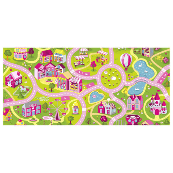 AK Sports Leketeppe Sweet Town 140x200 cm 140