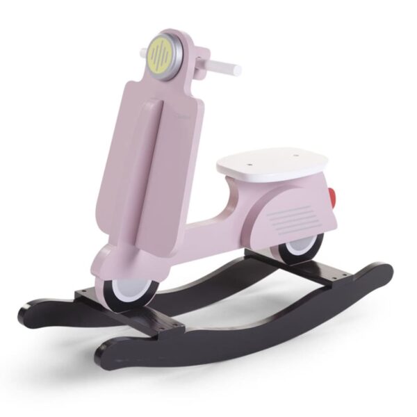 CHILDHOME Gyngescooter rosa og svart CWRSP