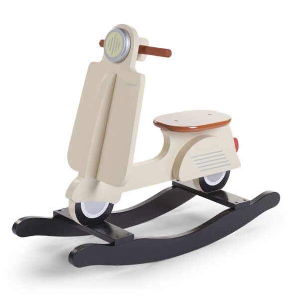 CHILDHOME Gyngescooter beige og svart CWRSCR