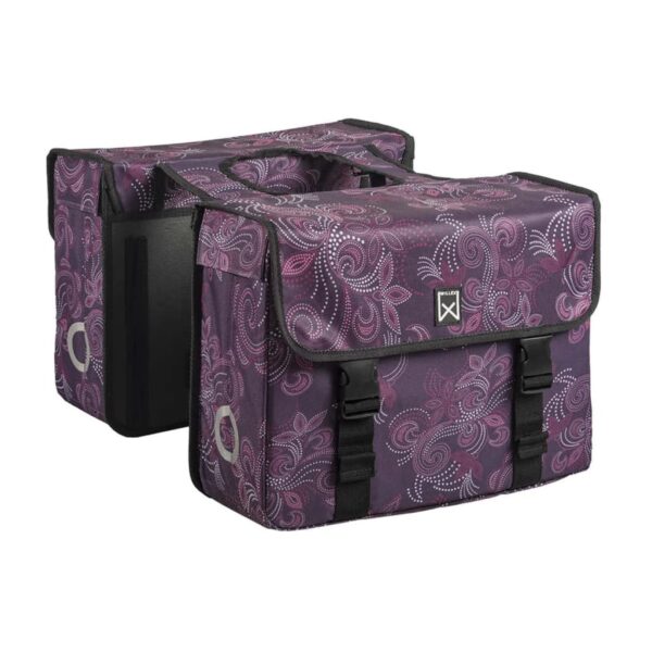 Willex Sykkelvesker Paisley 36 L lilla 13926