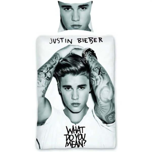 Justin Bieber Barnesengetøysett 200x140 cm DEKB297001