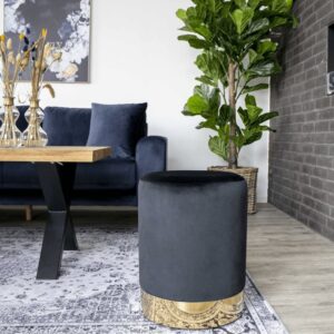 House Nordic Puff Myla svart