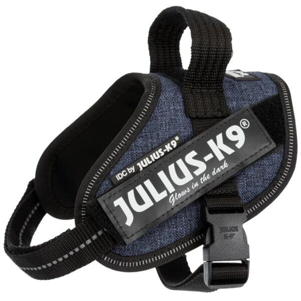 Julius K9 IDC Trekksele for hund størrelse mini-mini jeans 14825