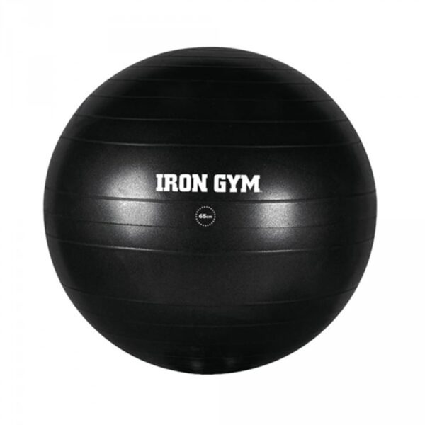 Iron Gym Treningsball 65 cm gummi svart IRG029