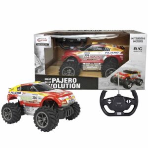 Rastar Radiostyrt bil Mitsubishi Pajero Evo 1:18 rød 20100