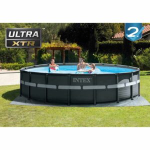 Intex Ultra XTR Rammebasseng 549x132 cm med sandfilterpumpe