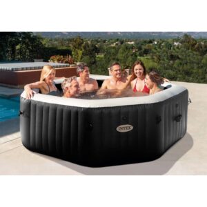 Intex Massasjeboblebad åttekantet PureSpa 218x71 cm 6 personer