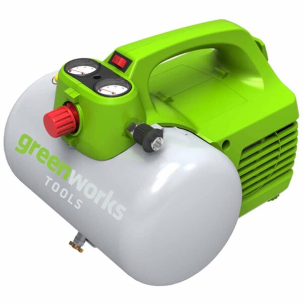 Greenworks Elektrisk luftkompressor GAC6L 300 W 6 L 4101302