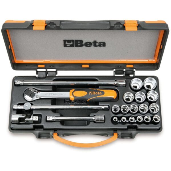 Beta Tools Skralle- og pipenøkkelsett i 21 deler 910A/C16 009100936