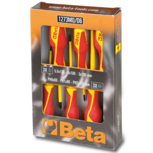 Beta Tools Skrutrekkersett i 6 deler 1273MQ/D6 stål 012730851