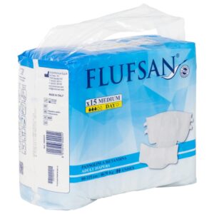 Flufsan Voksenbleier engangs 15 stk str M