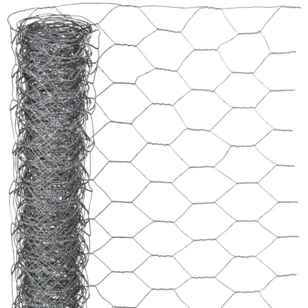 Nature Gjerdenetting sekskantet 1x10 m 40 mm galvanisert stål