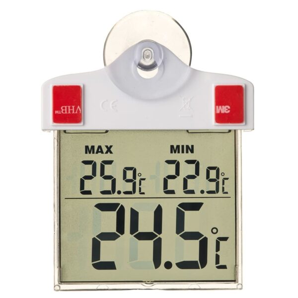 Nature Digital Vindustermometer 13x10x3 cm 6080078