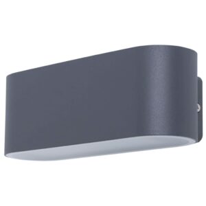 Smartwares Opp-og-ned LED-vegglampe 14 W antrasitt GWI-002-HS