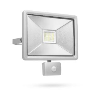 Smartwares Sikkerhetslys LED med sensor 50 W grå SL1-DOB50