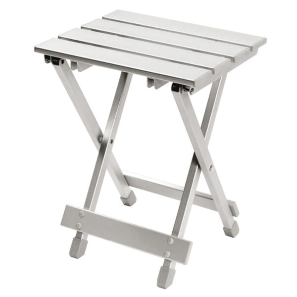 Bo-Camp Sammenleggbar krakk/sidebord aluminium grå 60 kg 1404354