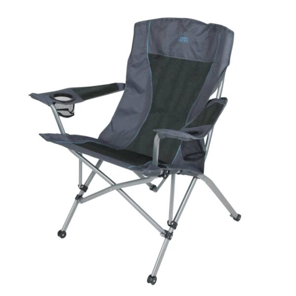 Camp Gear Sammenleggbar campingstol Deluxe Comfort antrasitt 1204744