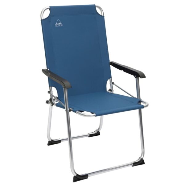 Camp Gear Sammenleggbar campingstol Comfort blå aluminum 1211944