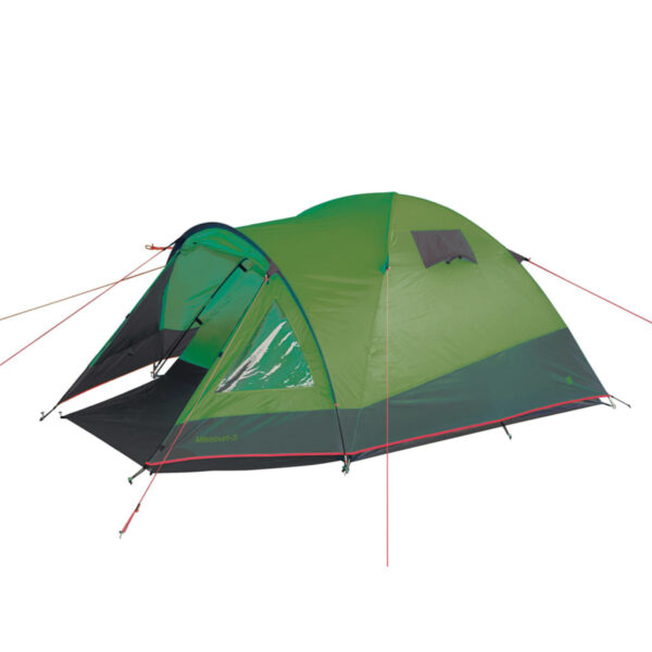 Camp Gear 3-manns telt Missouri 300x180x125 cm grønn 4471527