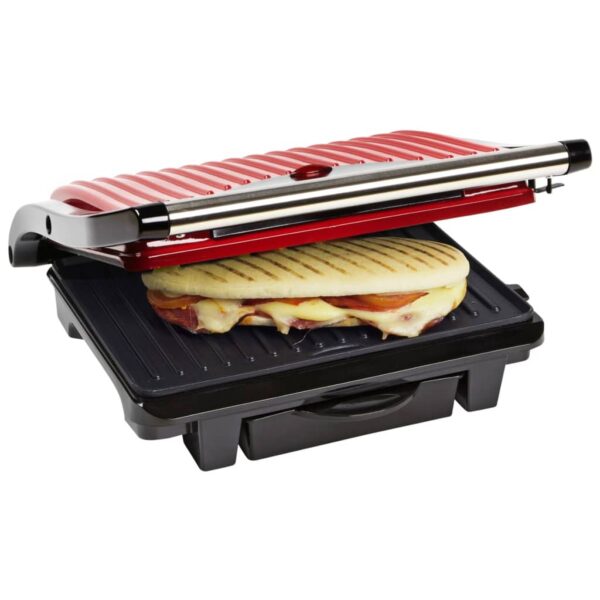 Bestron Paninigrill 1000 W Hot Red ASW113R