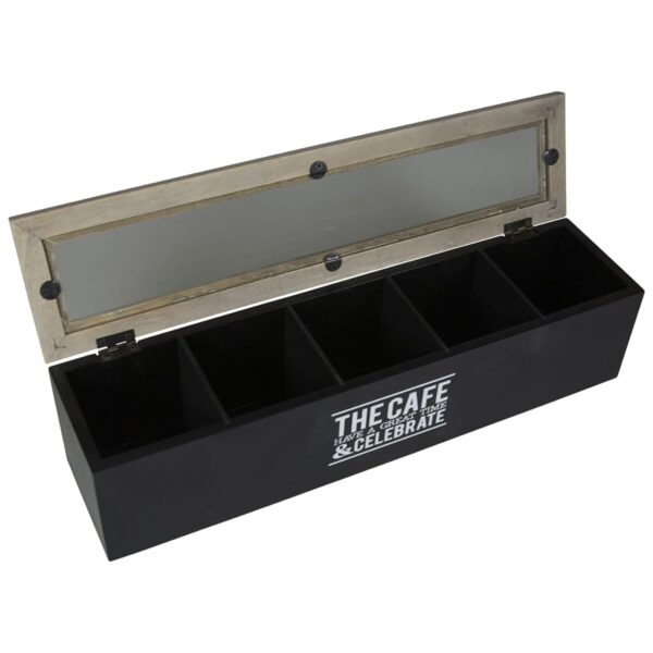 Gusta Teboks med 5 rom The Cafe tre 38x9x9 cm 02274380