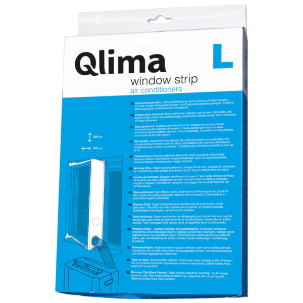 Qlima Bærbart lufttilbehør Window fitting KIT stor