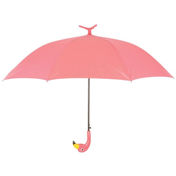 Esschert Design Paraply Flamingo 98 cm rosa TP194