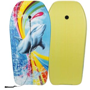 Waimea Bodyboard delfintrykk gul 52WU-GEE-Uni