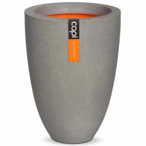 Capi Plantevase Urban Smooth elegant lav 36x47 cm grå KGR782