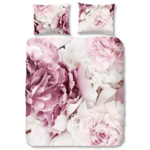 Good Morning Dynetrekk 5028-P Peonies 140x200/220 cm rosa